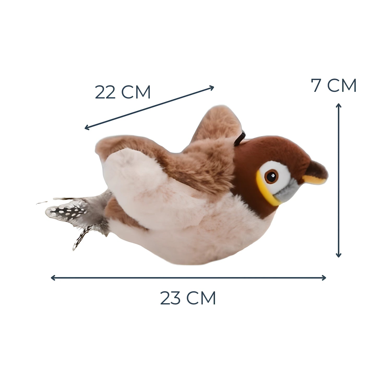 Oiseau Interactif Automatique – Bat des Ailes et Chante