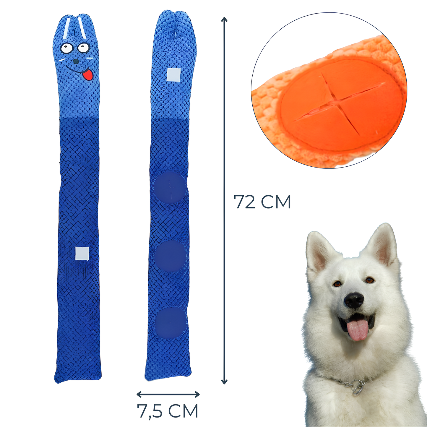 Peluche Enroulable avec Cachettes à Friandises