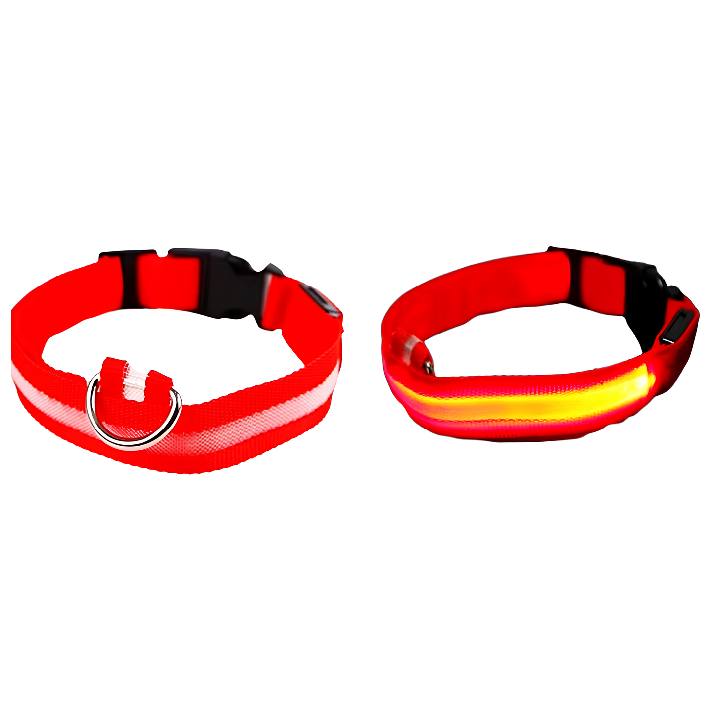 Collier Lumineux LED Rechargeable – Sécurité Nocturne Anti-Perte
