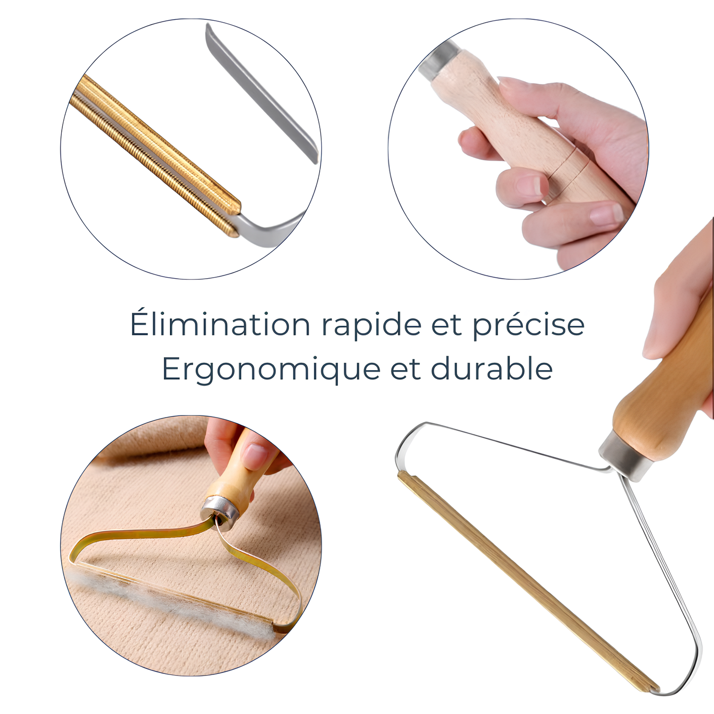 Peigne Anti-Poils Manuel – Pratique et Durable