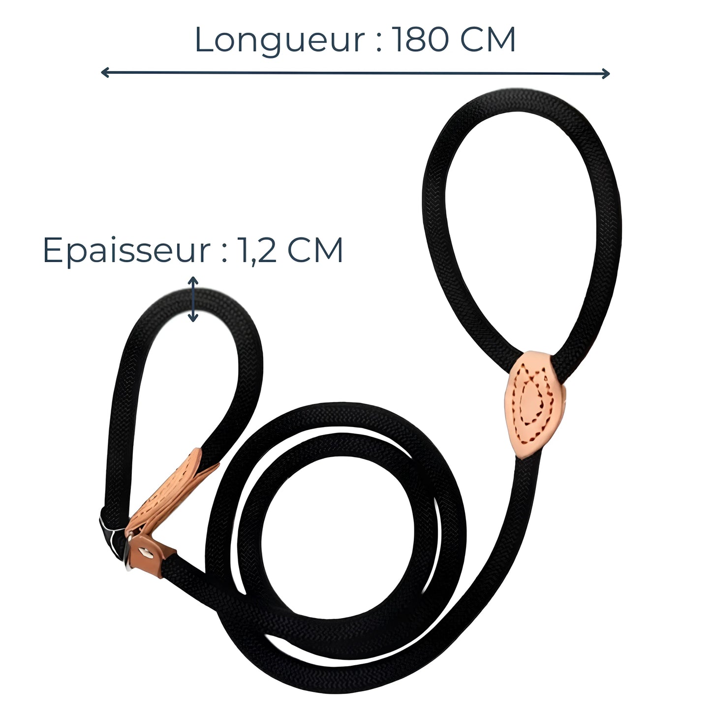 Laisse de Dressage à Glissière – Contrôle Doux et Pratique au Quotidien