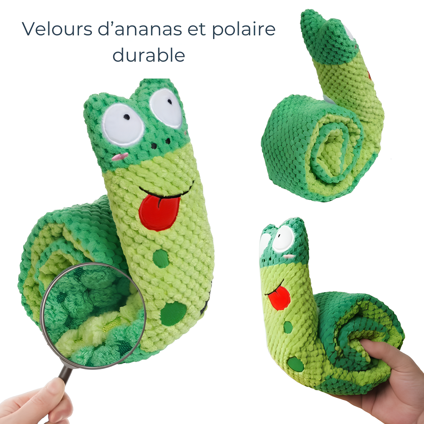 Peluche Enroulable avec Cachettes à Friandises