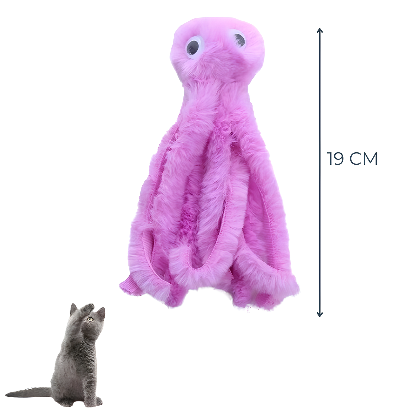 Peluche Pieuvre – À l’Unité ou en Lot de 3