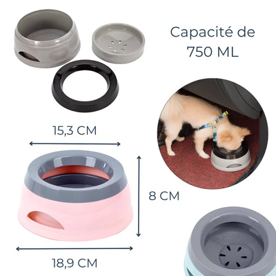 Bol d’Eau Flottant Anti-Déversement – Propre, Pratique et Portable