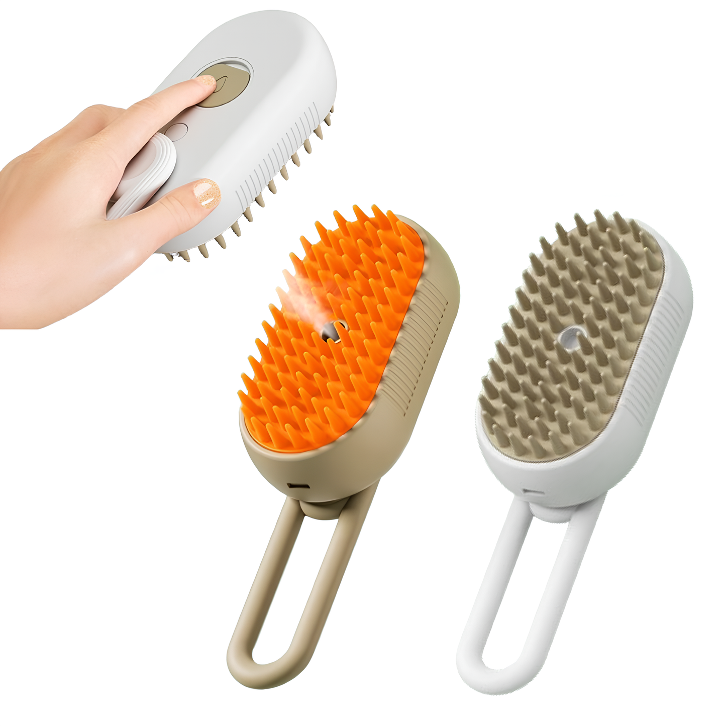 Brosse de Toilettage à Vapeur Froide : Electrique et Rechargeable